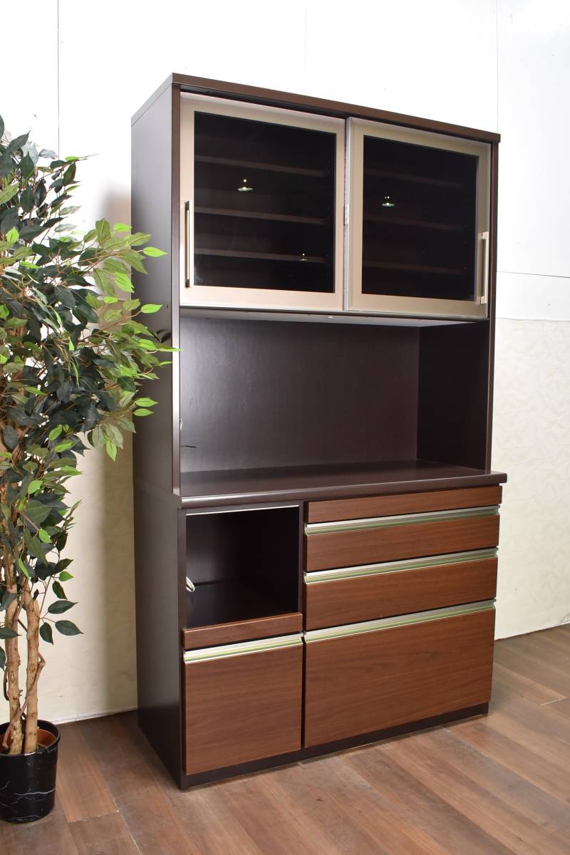 松田家具 キッチンボード 1180バーサスレンジ 食器棚/ダイニング 松田家具 キッチンボード 1180バーサスレンジ 食器棚/ダイニング