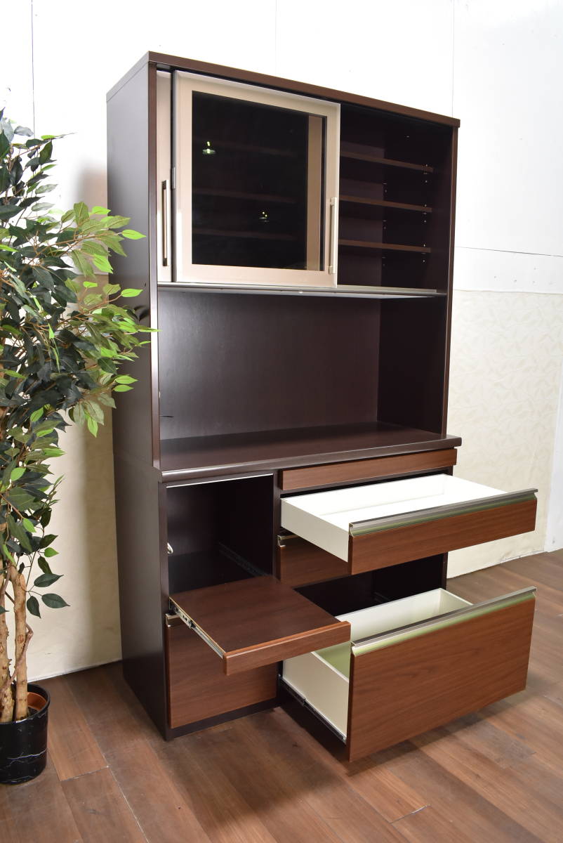 松田家具 キッチンボード 1180バーサスレンジ 食器棚/ダイニング 松田家具 キッチンボード 1180バーサスレンジ 食器棚/ダイニング