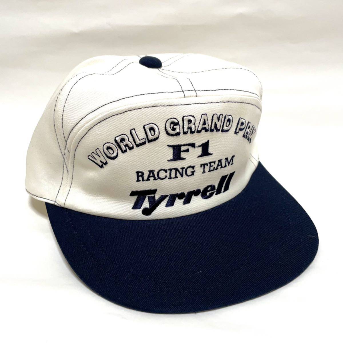 【ビンテージ】新品 F1 Racing Team Tyrrell 日本製 キャップ 帽子キャップ 未使用