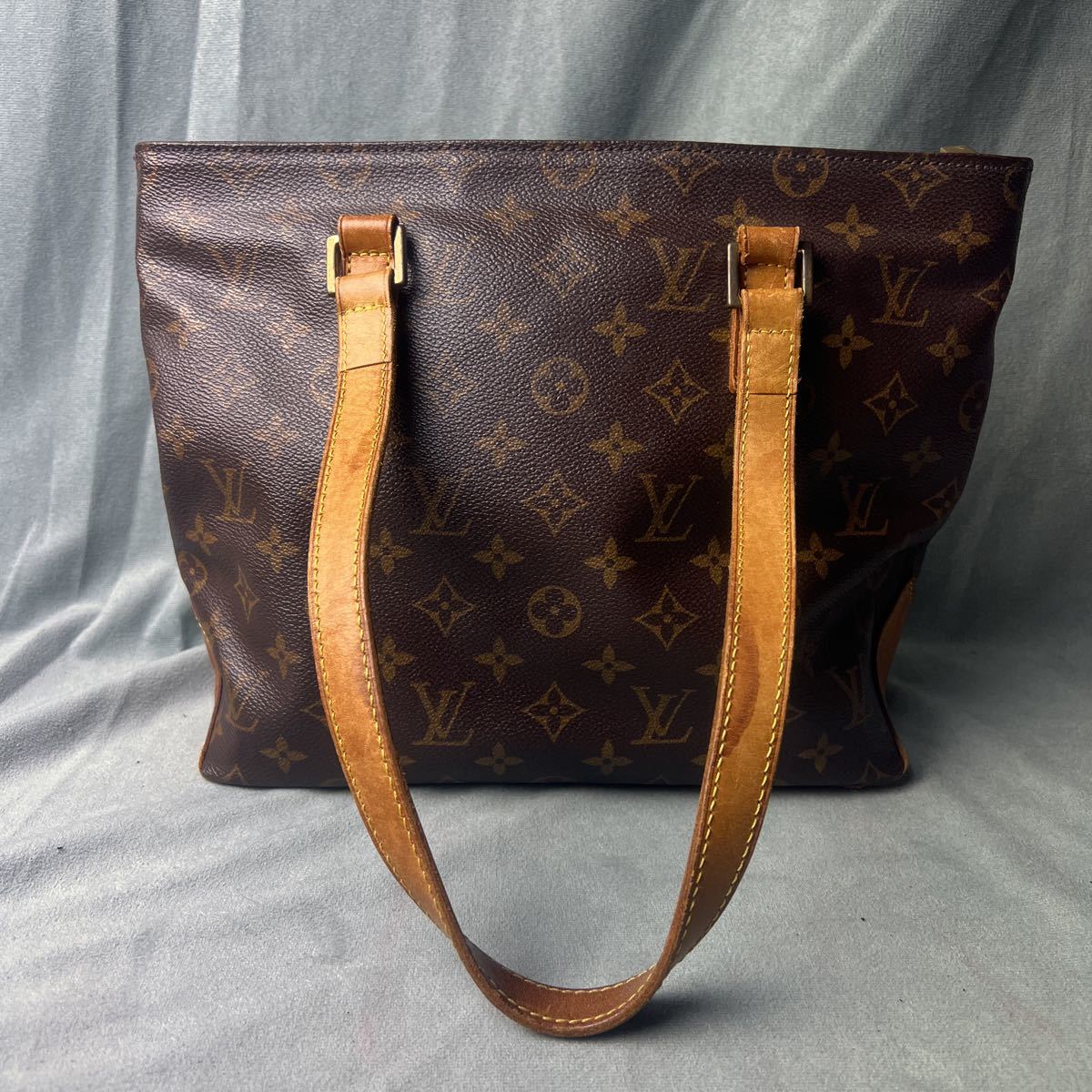 +LOUIS VUITTON ルイヴィトン モノグラム カバ・メゾショルダートート