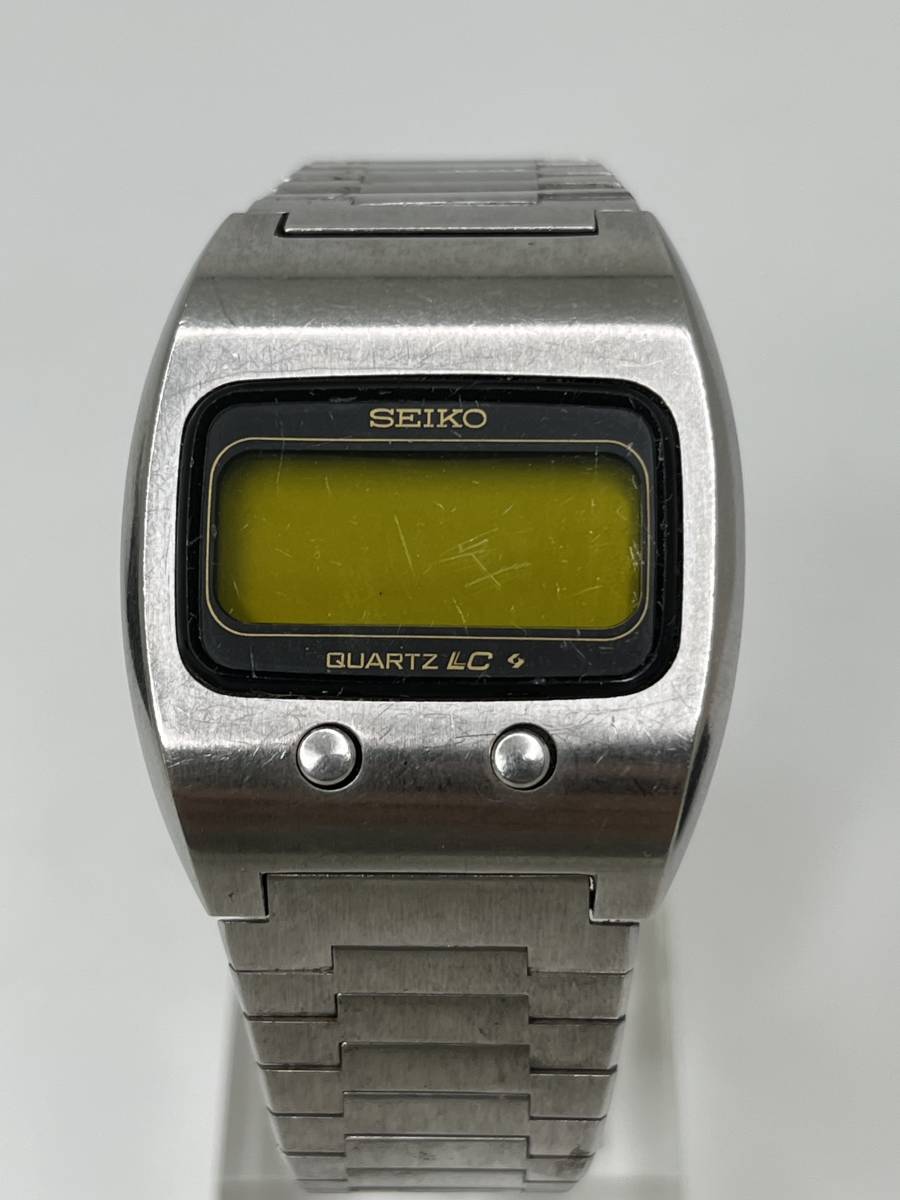 M82】SEIKO 貴重品 LC 0624-5000 デジタル時計 SSケース ジャンク品