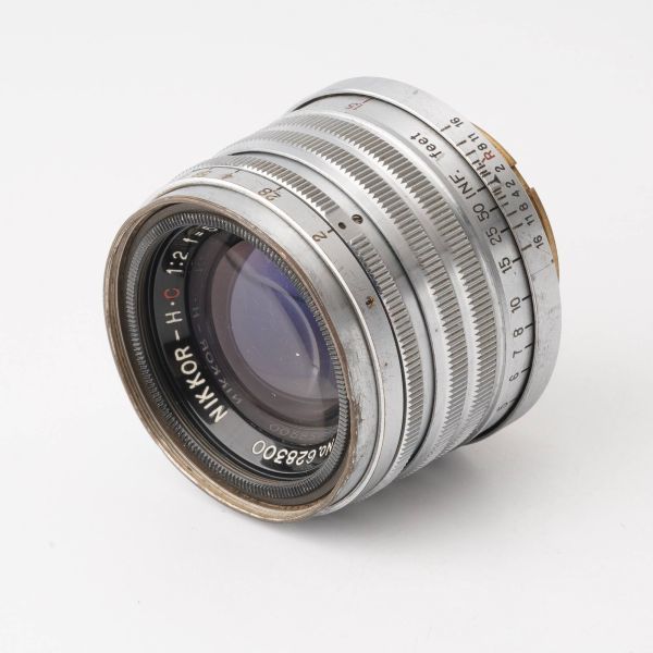 大人女性の ニコン #9585 ライカLマウント f2 50mm 5cm NIKKOR-H・C