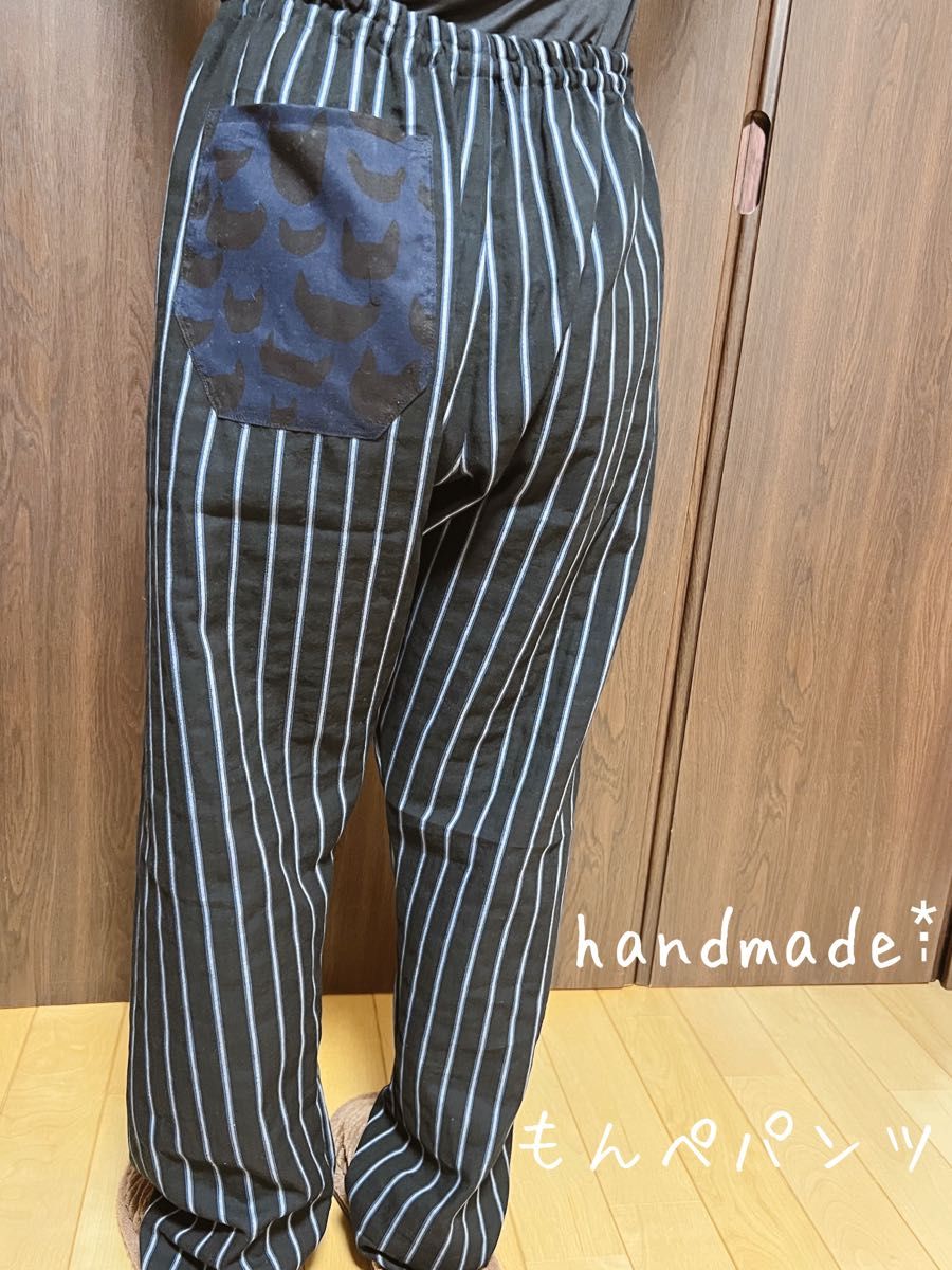 ハンドメイド もんぺパンツ ミナペルホネン anone-anone Mサイズ minaperhonen バルーンパンツ