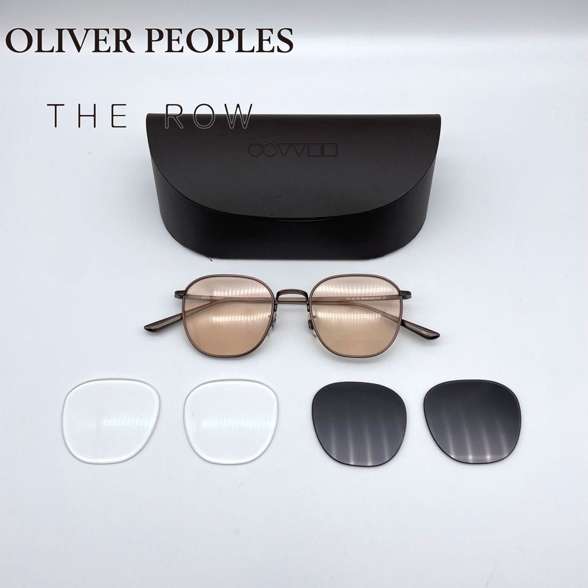 OLIVER PEOPLES × THE ROW コラボ サングラス｜オリバーピープルズ ザロウ｜オルセン姉妹