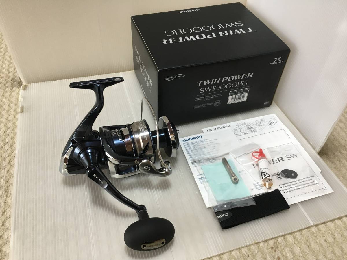 史上最も激安】 シマノ 21 ツインパワー SW 10000PG 中古美品 TWIN