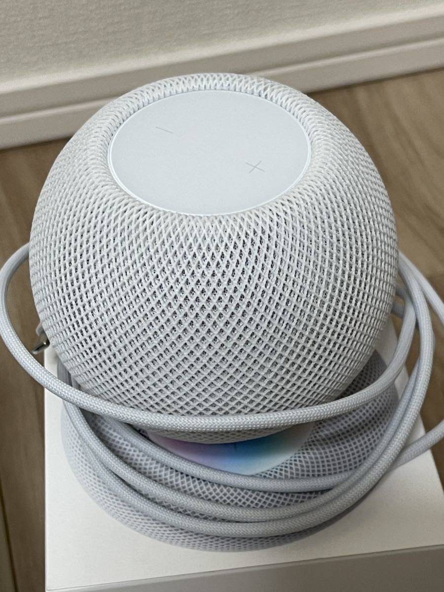 中古）Apple HomePod mini ホワイト ２個セット ２０２１年８月購入