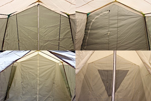 ●Sun Tent CAMPMATE Cottage Tent Lodge Green Act 原文:●太陽テント CAMPMATE コテージテント ロッジ型 緑幕 てっこつ