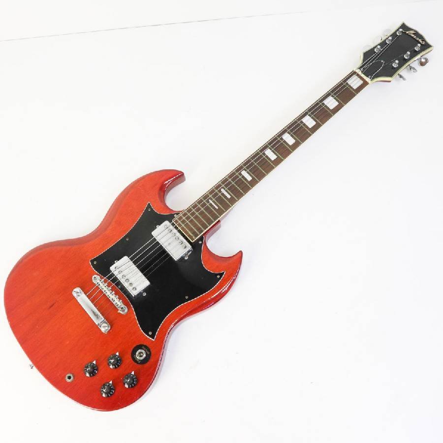 ☆MARCHIS☆SGタイプ エレキギター 日本製 マーチス☆ハード ☆MARCHIS☆SGタイプ エレキギター 日本製 マーチス☆ハード