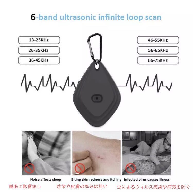 携帯虫除け　USB充電式　超音波タイプ_画像5