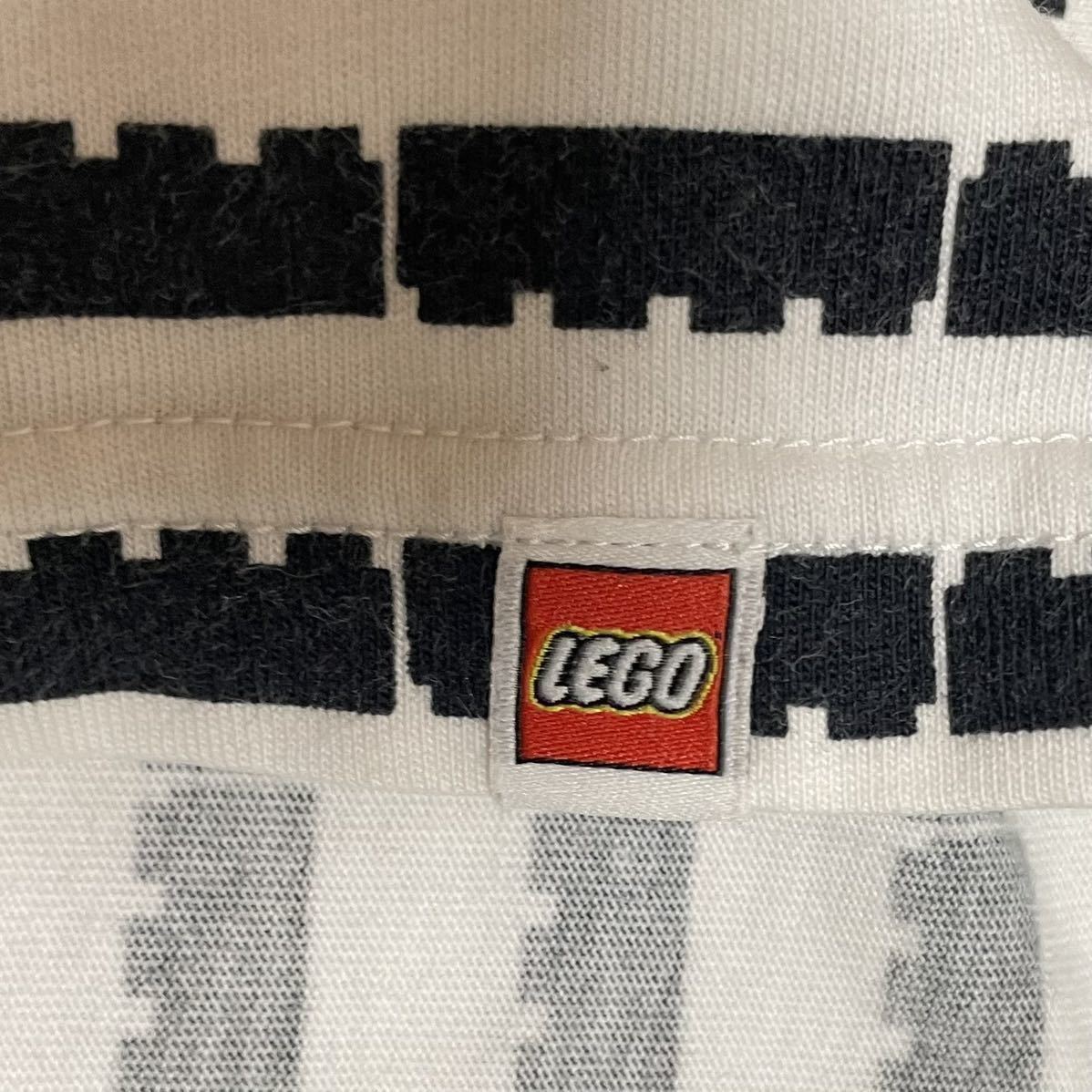 ユニクロ【UNIQLO】UT LEGO レゴコラボグラフィック半袖Tシャツ Sサイズ ブラック×ホワイト/黒白 レゴ好きなキッズにも♪コレクションにも