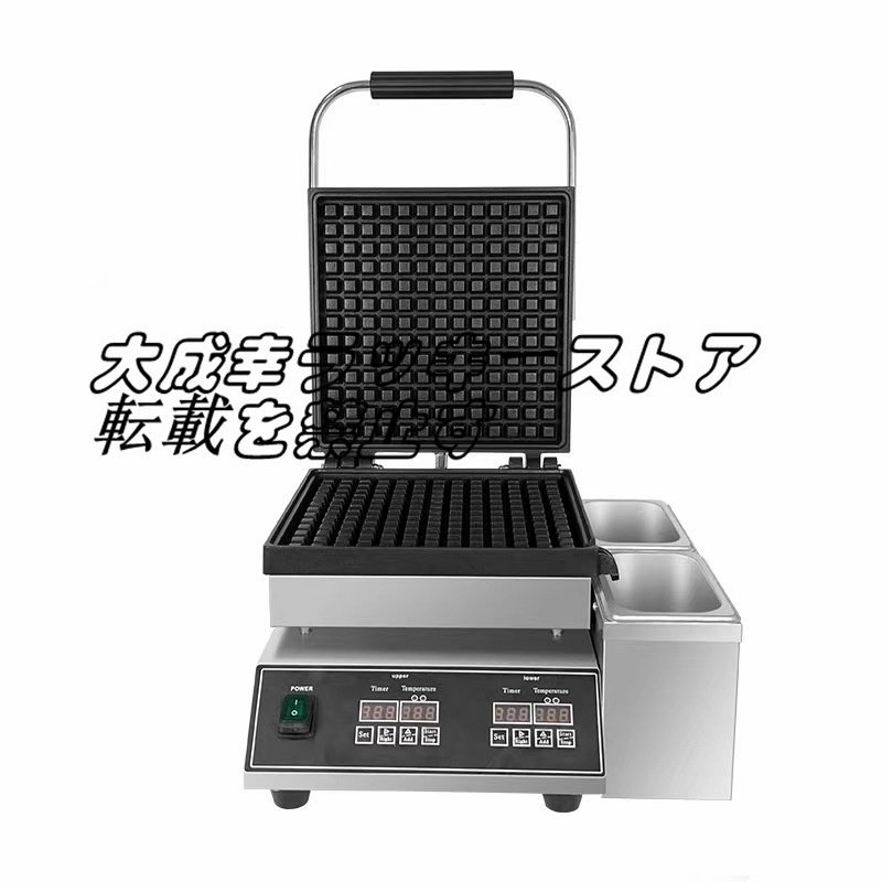 最新作 新品推薦★ F1431 電気ワッフルメーカーマシンステンレススチールスクエアワッフルメーカーノンスティックコーティング&イージークリーン その他 最新作 新品推薦★ F1431 電気ワッフルメーカーマシンステンレススチールスクエアワッフルメーカーノンスティックコーティング&イージークリーン その他