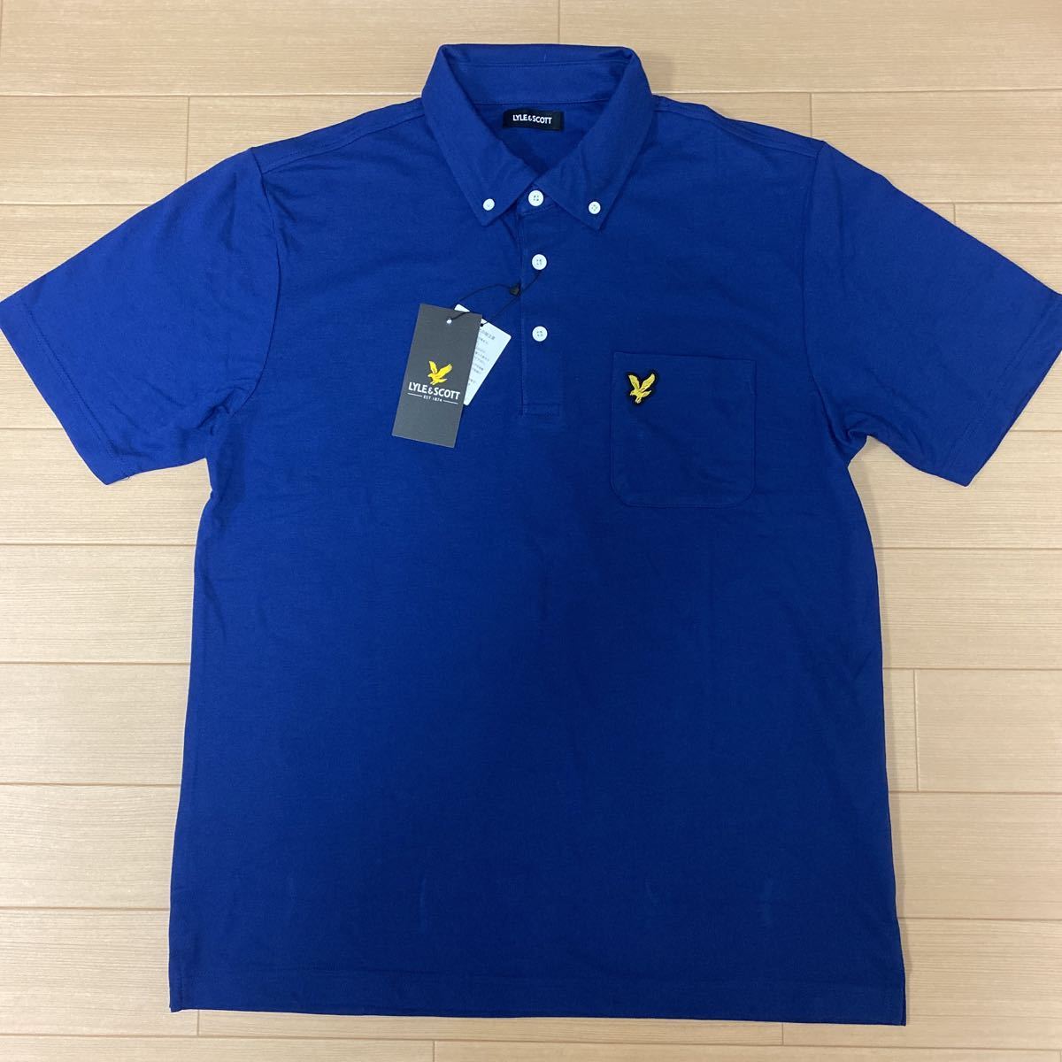 LL ライル&スコット LYLE&SCOTT 新品 半袖ポロシャツ 鹿の子 襟付き