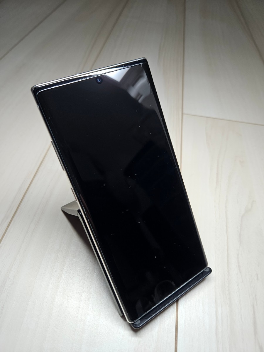 Galaxy Note10＋ SC-01M Aula White SAMSUNG サムスン バッテリー交換済 おまけ 画面/カメラフィルム(各1)  iface first class 他ケース付き