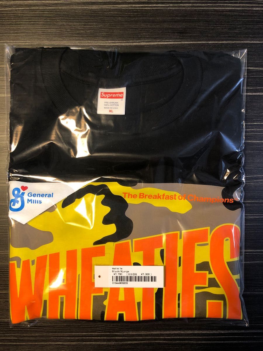 Supreme Wheaties Tee "Black"シュプリーム ウィーティー Tシャツ