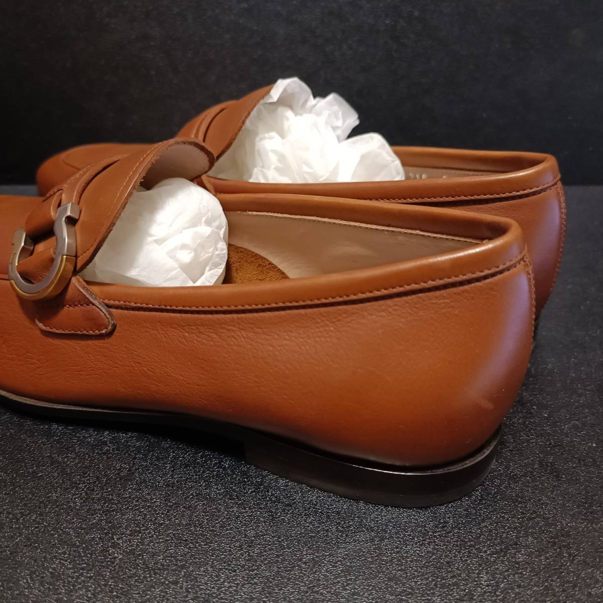  Ferragamo (Savatore Ferragamo) Италия производства кожа обувь чай 6.5