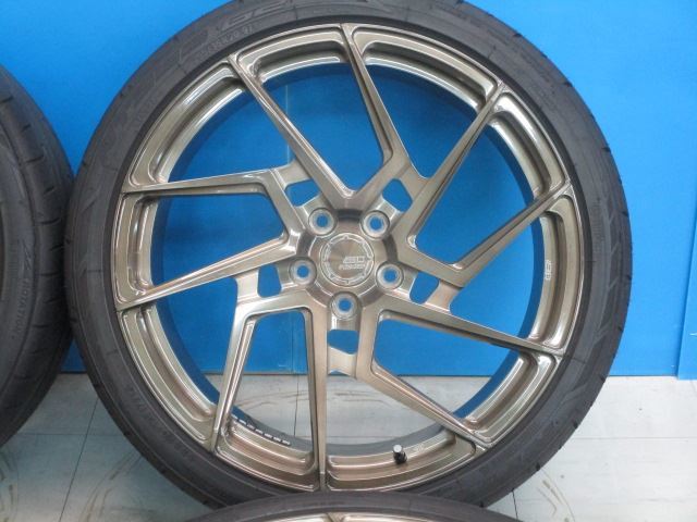 【程度良好 21年製】BC FORGED EH168 20インチ 9.5J+38 5H112 鍛造 255/35R20 アウディA6_画像2