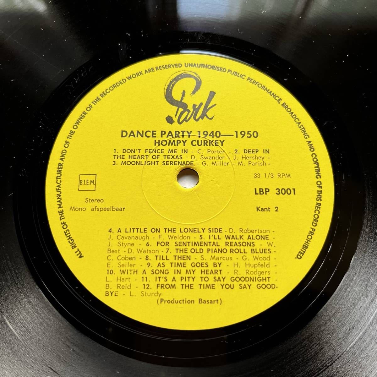 【蘭 オリジナル盤 スイングジャズ ディキシー ユーロポップ】HOMPIE CURKEY’S MUZIEK PALET - DANCE PARTY 1940-1950/SEXY ヌードジャケ_画像4