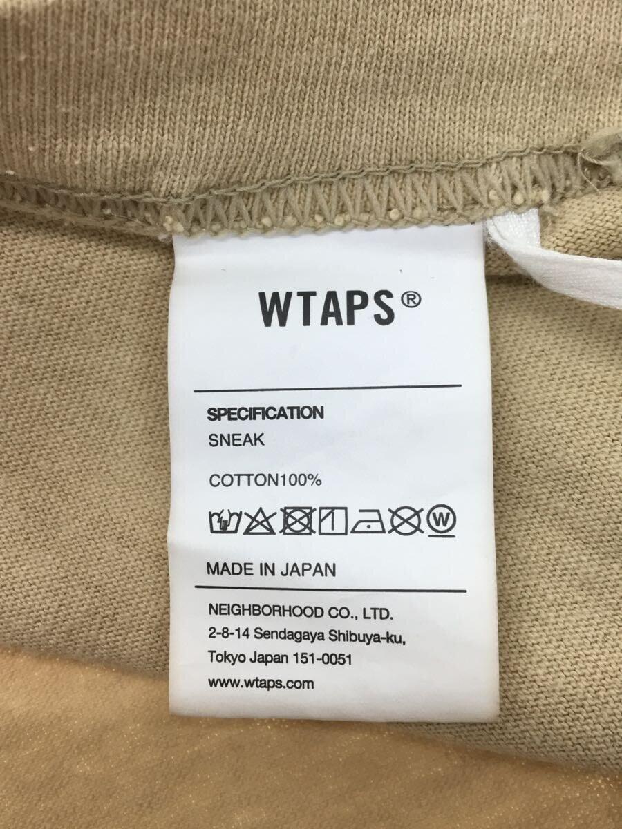 WTAPS◆22SS/RANSOM/SS/COTTON/使用感有/Tシャツ/2/コットン/BEG_画像4