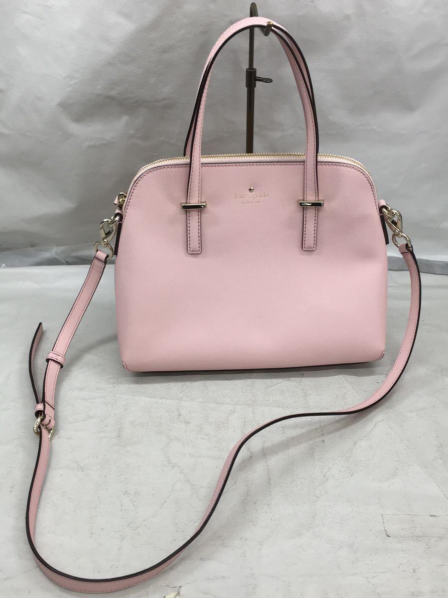 kate spade new york◆ショルダーバッグ/レザー/PNK/無地/kate spade ケイトスペードニューヨーク_画像8