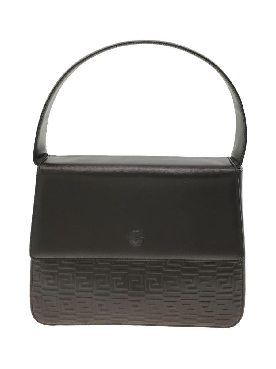 かわいい! GIANNI VERSACE◆ハンドバッグ/レザー/BLK その他 かわいい! GIANNI VERSACE◆ハンドバッグ/レザー/BLK その他