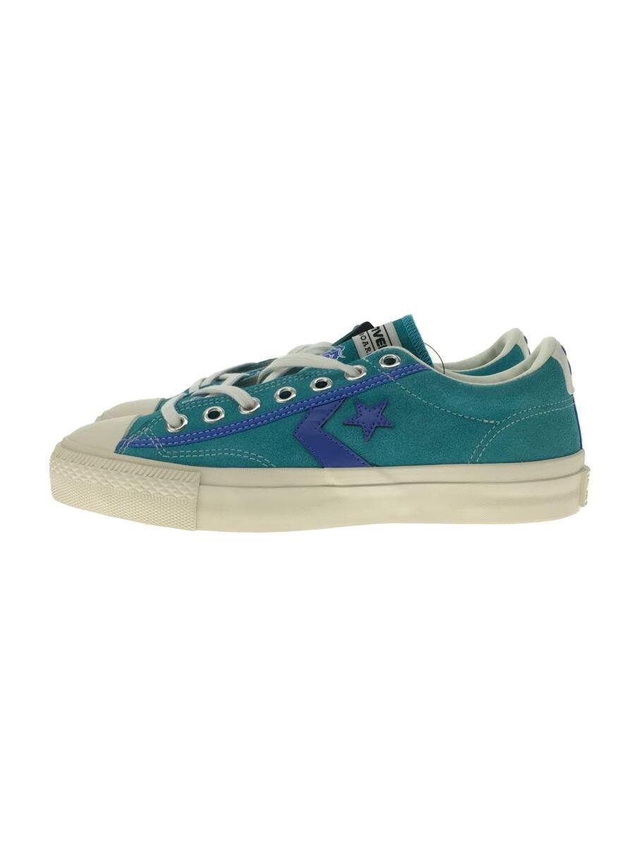 CONVERSE◆ローカットスニーカー/US6.5/BLU/スウェード/1SD113