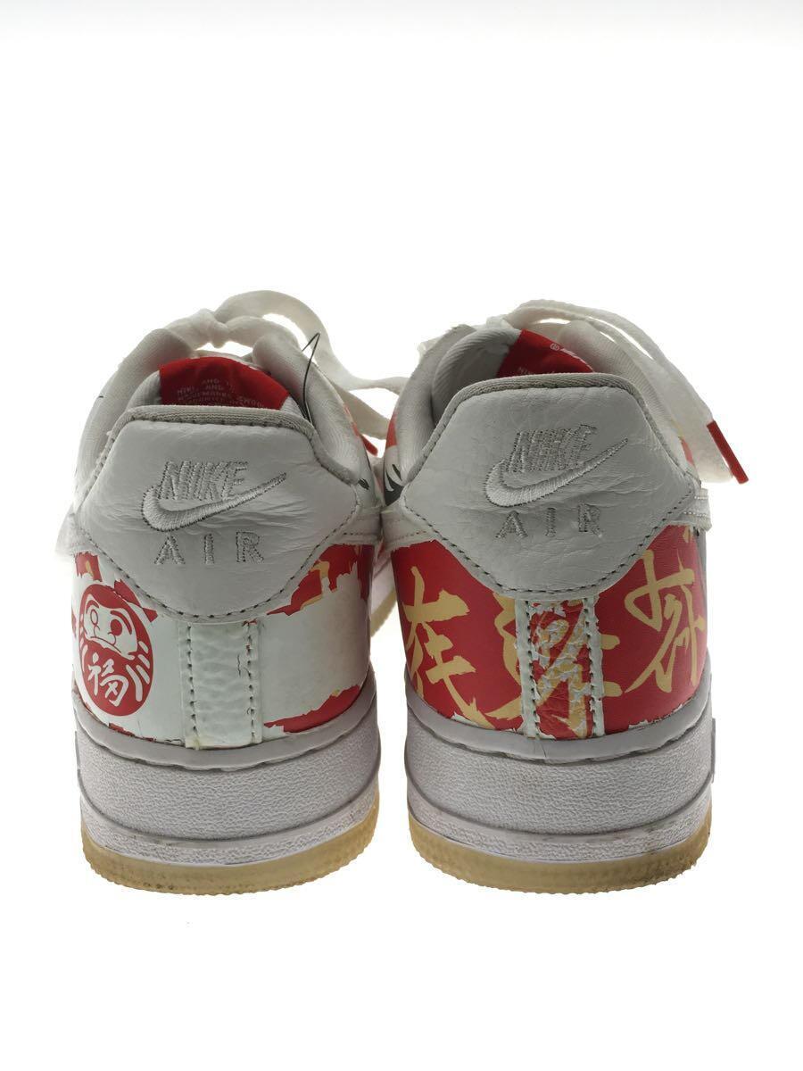 NIKE◆AIR FORCE 1 07 PRM CO.JP I Believe 達磨/25.5cm/WHT/レザー_画像6