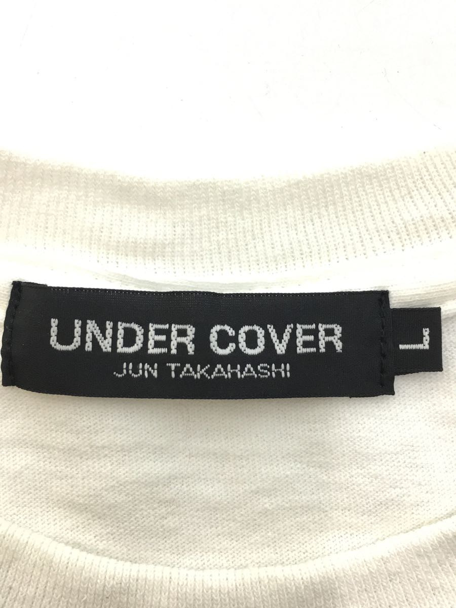 UNDERCOVER◆Tシャツ/L/コットン/WHT/ホワイト/白_画像3