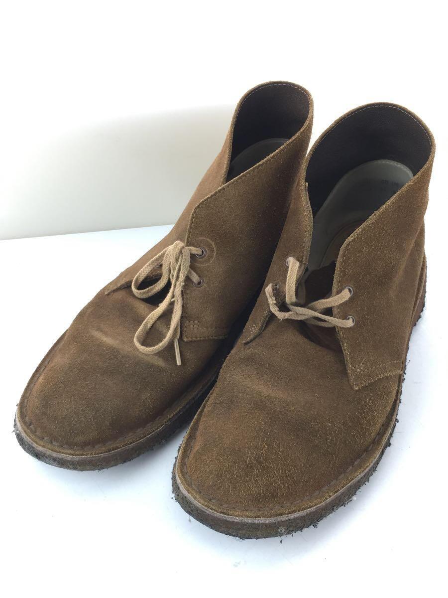 Clarks◆シューズ/US9/CML/スウェード/Clarks_画像2