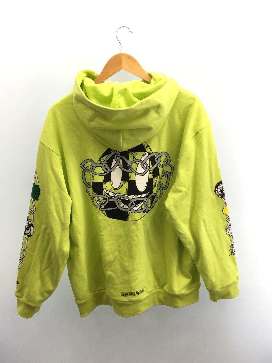 高評価! CHROME HEARTS◇ジップパーカー/XL/コットン/GRN/ クロム