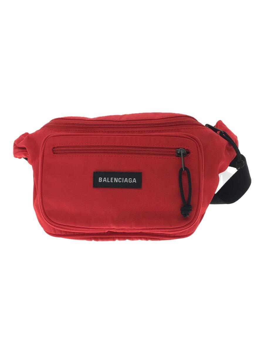 BALENCIAGA◆ウエストバッグ/-/RED/EXPLORER/482389・6404・Y・538735