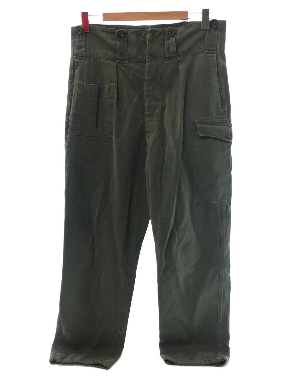 超格安価格 MILITARY◆カーゴパンツ/ユーロ/オランダ/コットン/GRN/軍/リペア、ダメージ有/ボタン替箇所有 オーバーオール 超格安価格 MILITARY◆カーゴパンツ/ユーロ/オランダ/コットン/GRN/軍/リペア、ダメージ有/ボタン替箇所有 オーバーオール