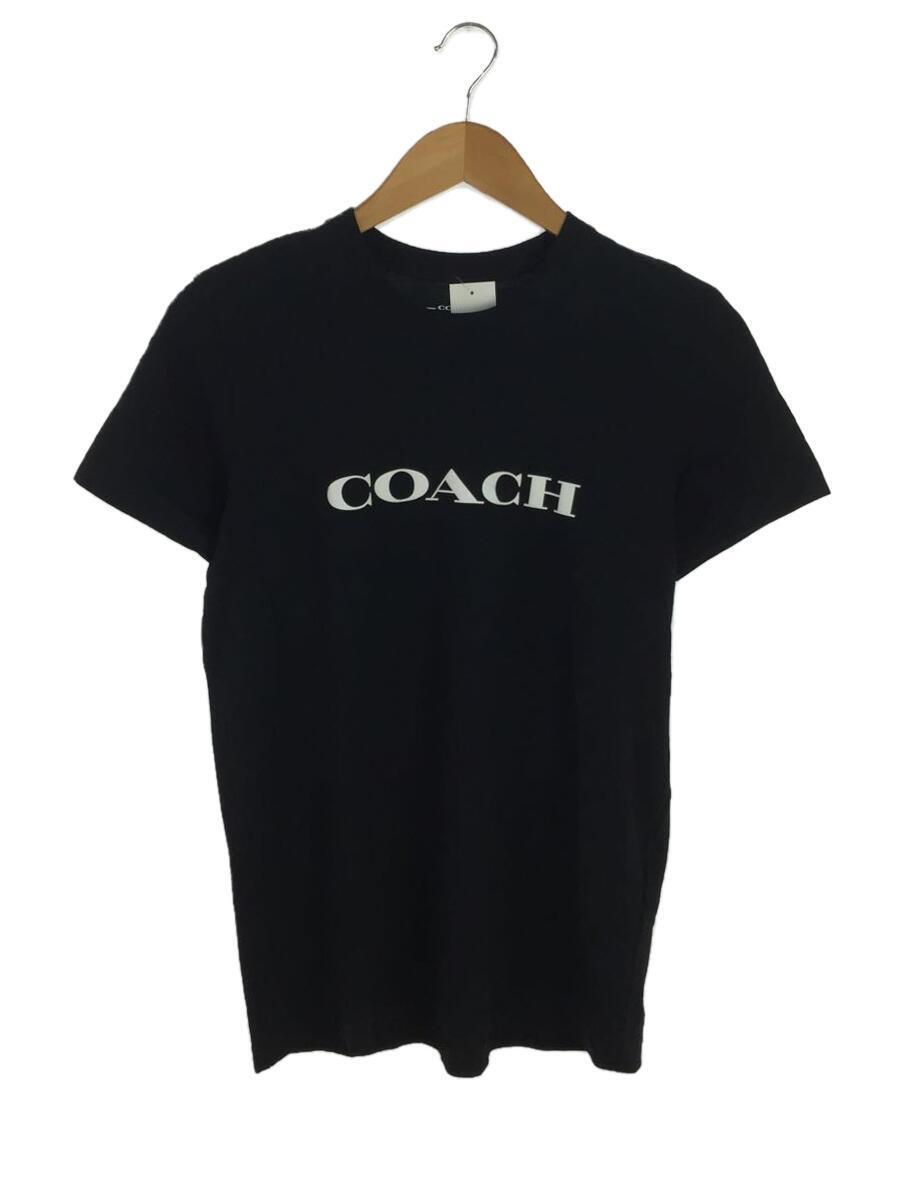 COACH◆Tシャツ/XS/コットン/BLK/C8786