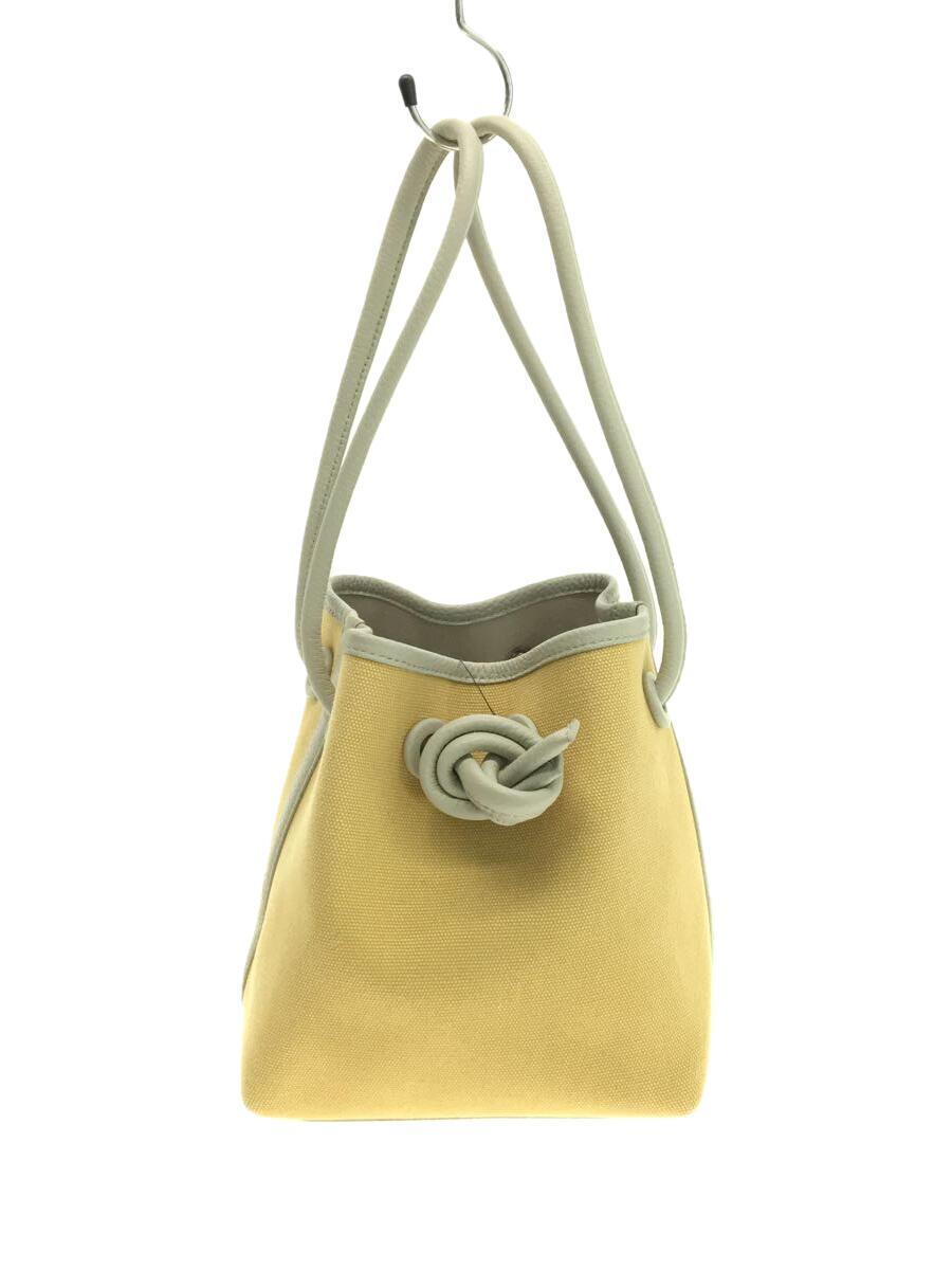 超話題新作 VASIC◇角スレ・内外ヨゴレ有/Bond BAG/トートバッグ/YLW