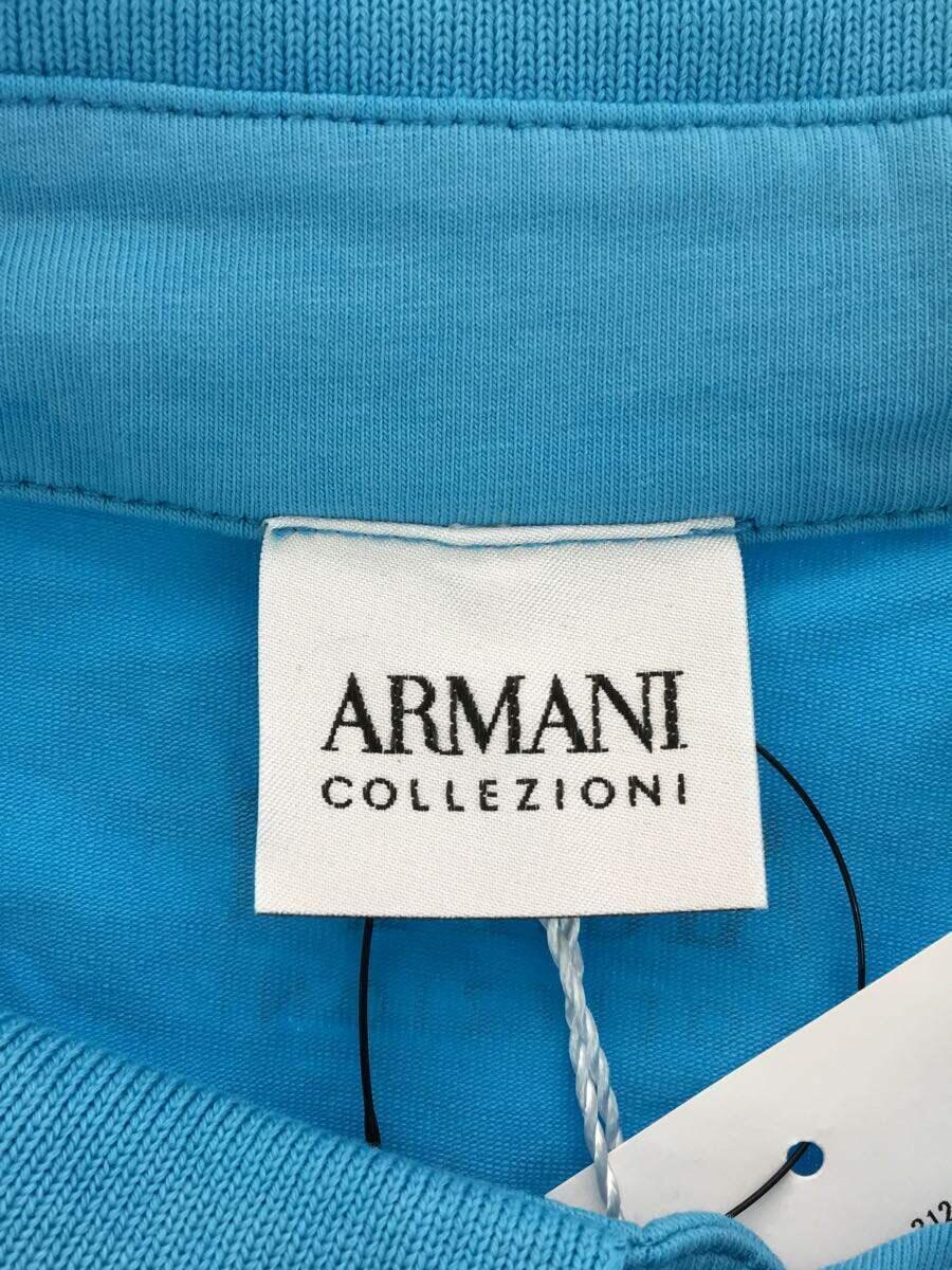 ARMANI COLLEZIONI◆ポロシャツ/-/コットン/BLU_画像3