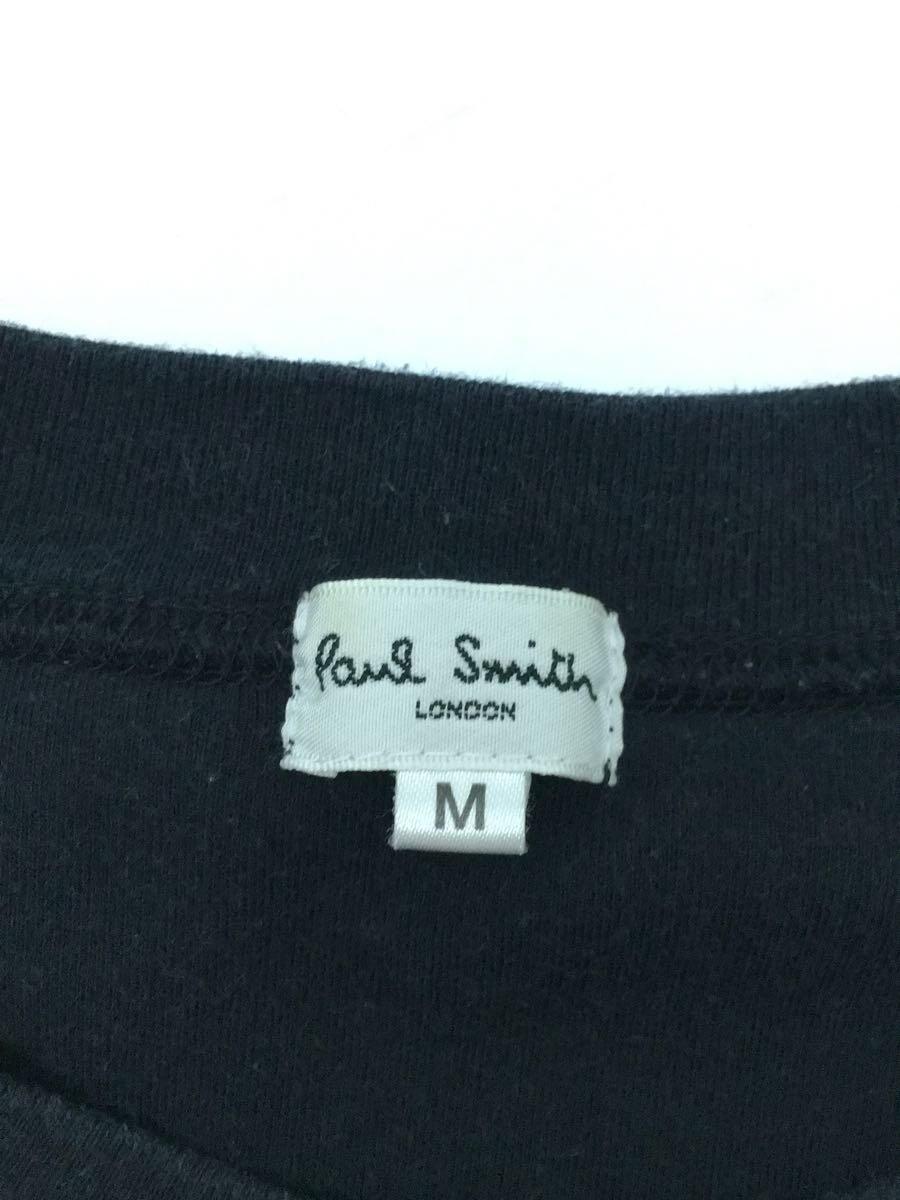 Paul Smith◆Tシャツ/M/コットン/BLK/無地_画像3