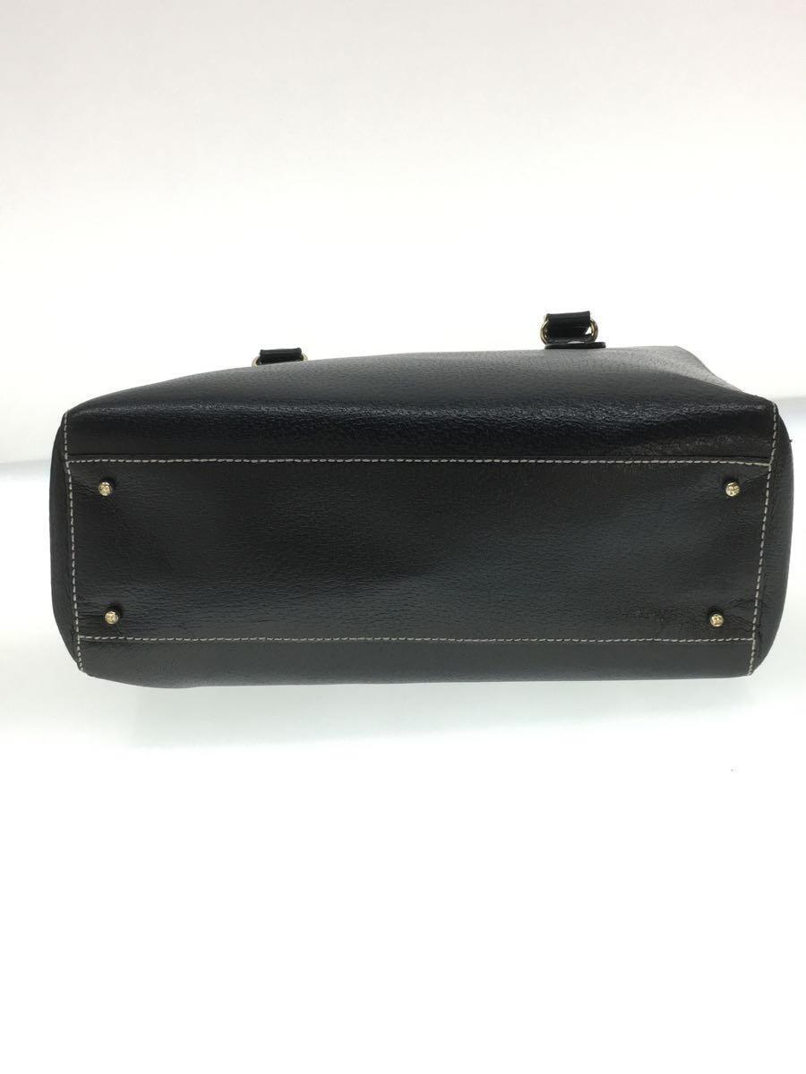 kate spade new york◆トートバッグ/-/BLK/無地_画像4