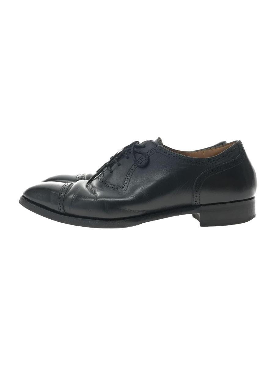 CROCKETT&JONES◆ドレスシューズ/UK8/BLK/レザー_画像1