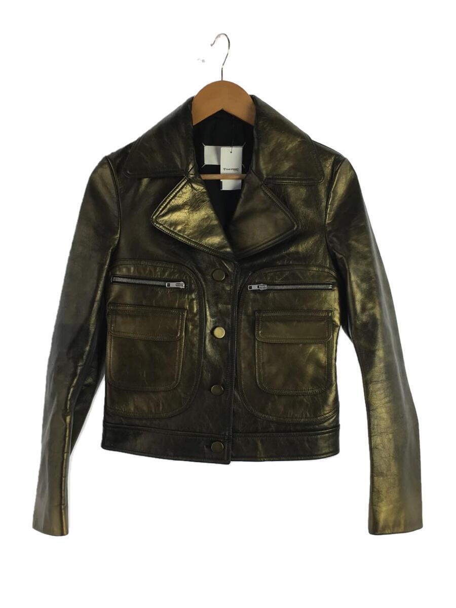 激安店舗 Maison Margiela◆ジャケット/38/山羊革/GLD/無地 Sサイズ 激安店舗 Maison Margiela◆ジャケット/38/山羊革/GLD/無地 Sサイズ