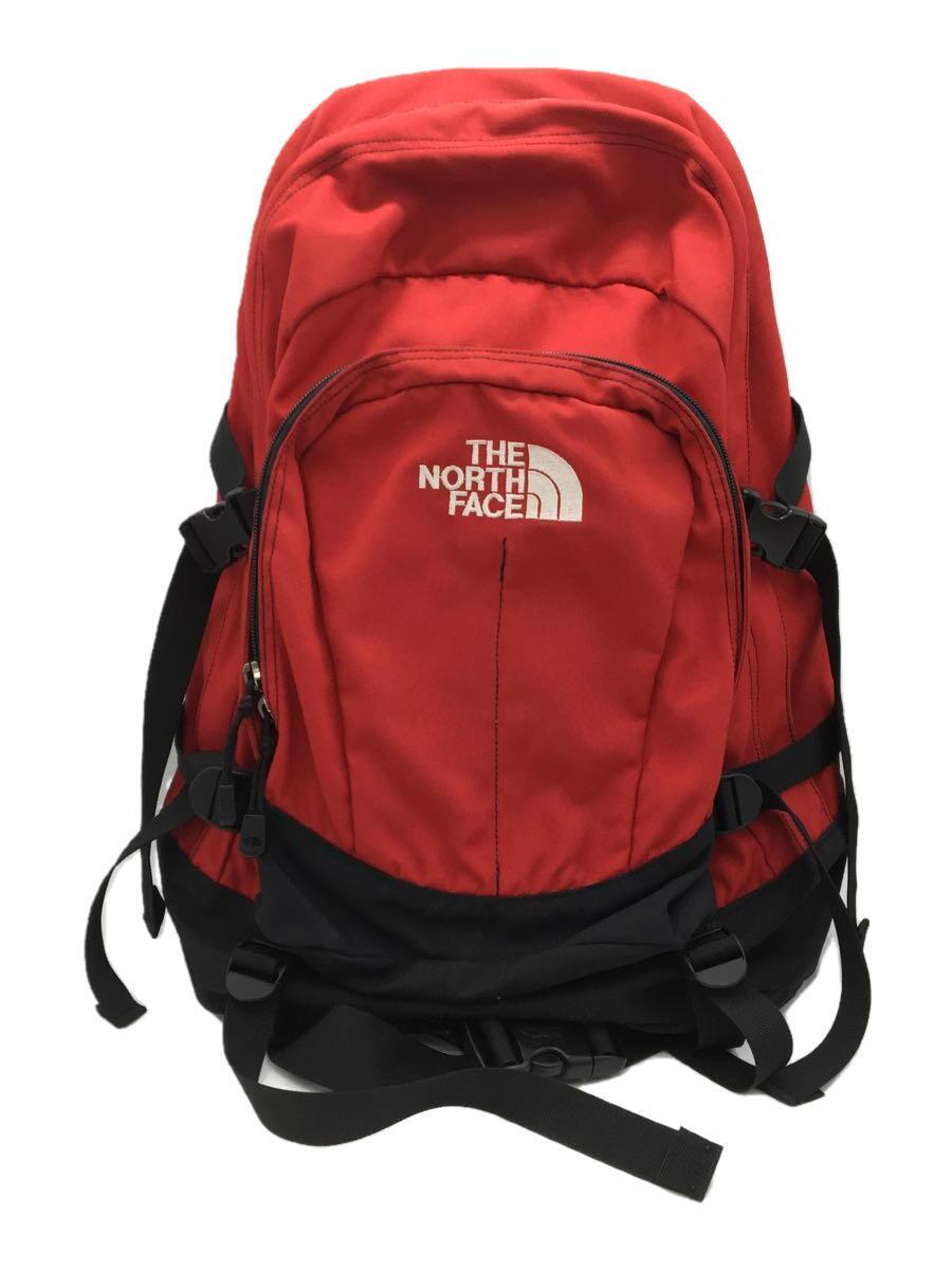 THE NORTH FACE◆リュック/-/RED/無地_画像1