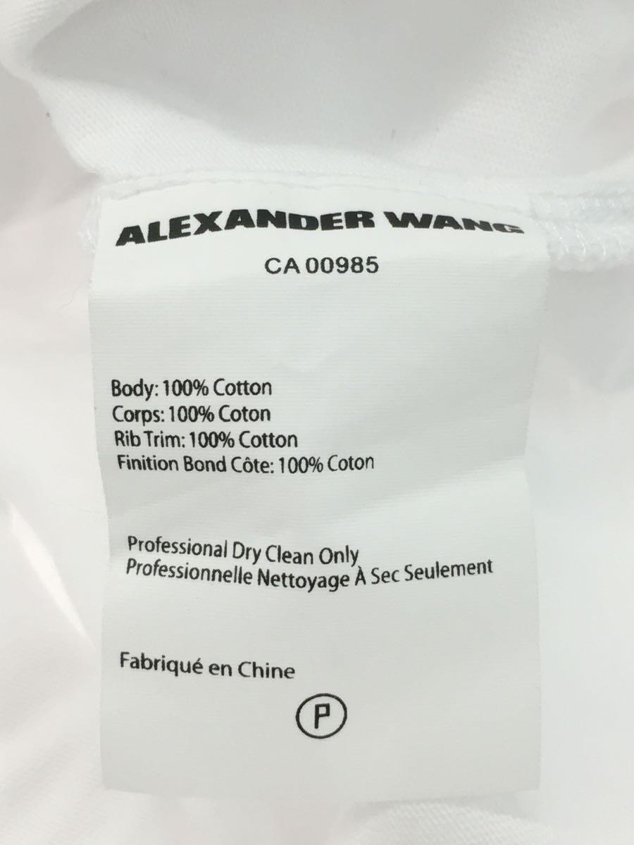 Alexander Wang◆Tシャツ/XS/コットン/WHT_画像4