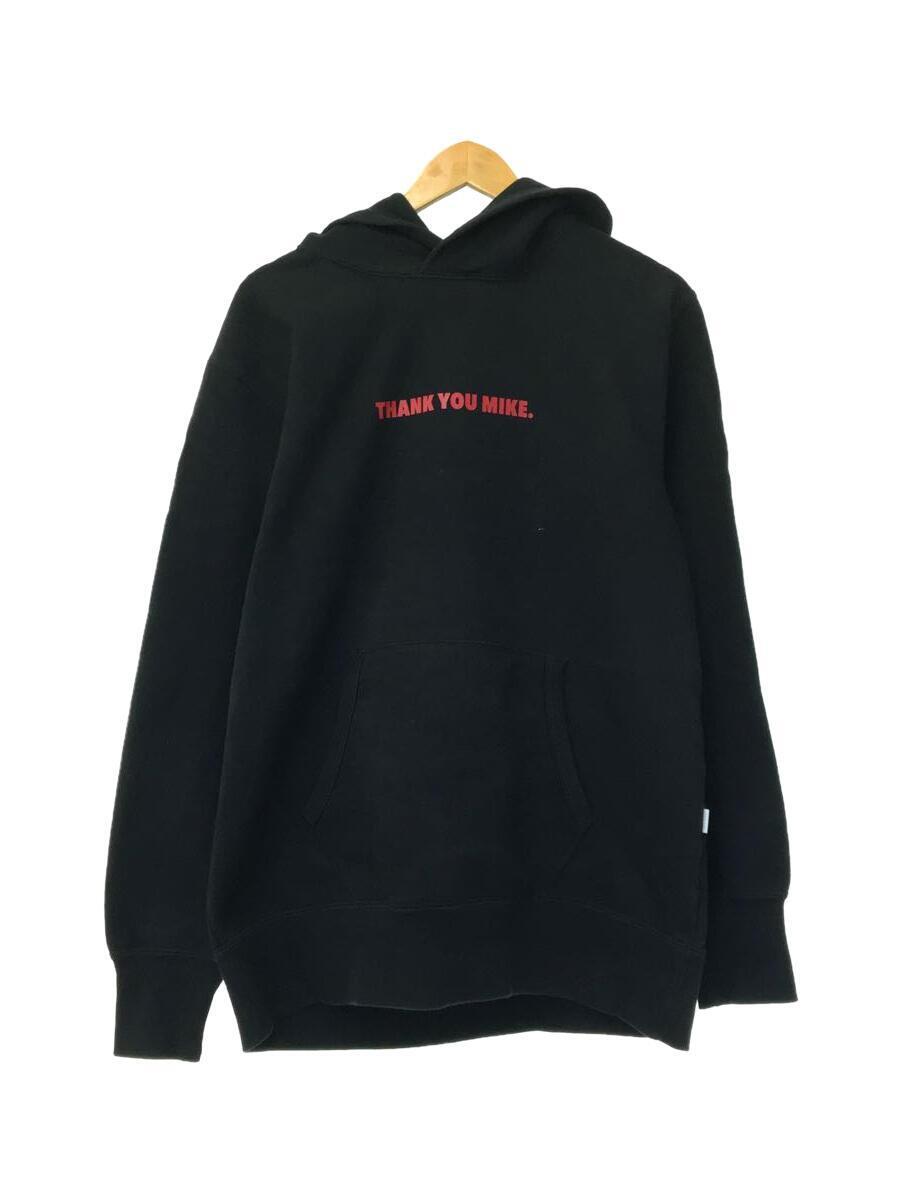 消費税無し AIME LEON mike. you DORE◇パーカー/L/コットン/BLK/19年
