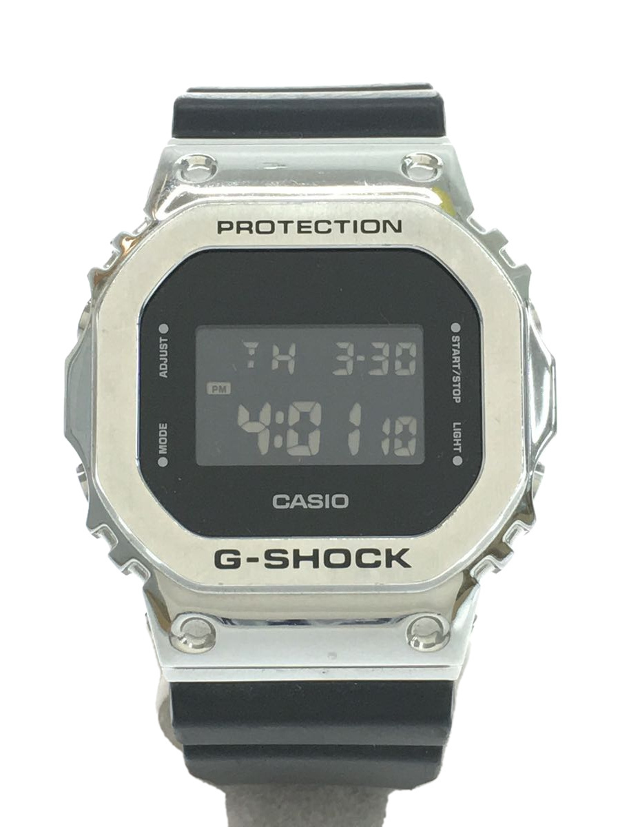 CASIO◆クォーツ腕時計・G-SHOCK/デジタル/ブラック/ブラック/GM=5600-1JF