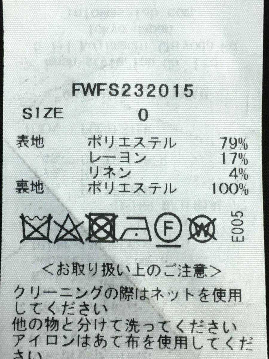 FRAY I.D◆23SS/ハイウエストギャザーミドルスカート/ロングスカート/BLK/ストライプ/FWFS232015_画像5