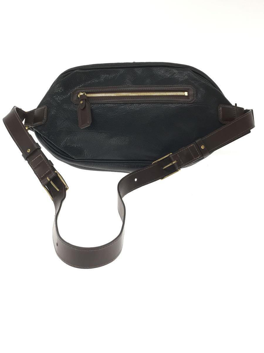  earth shop bag * almas Buffalo body bag / waist bag / leather 