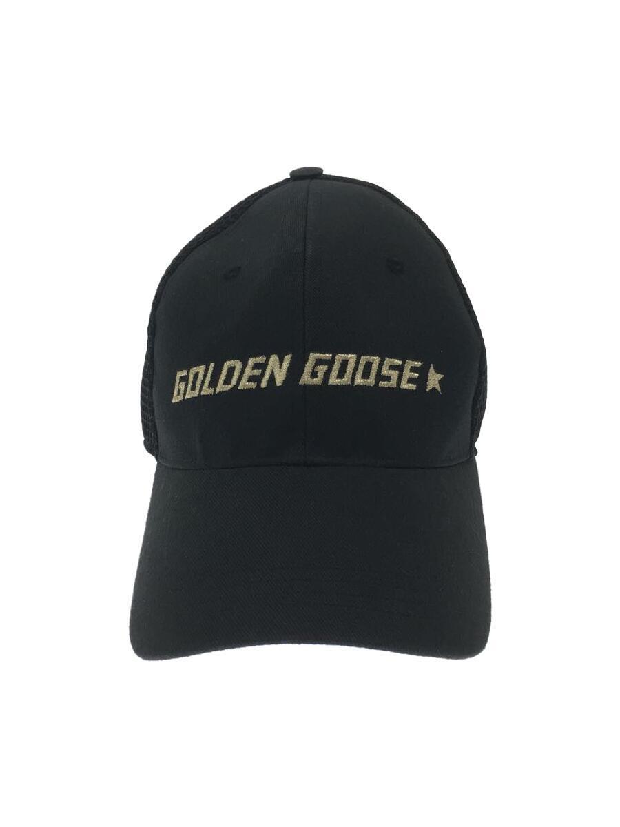 GOLDEN GOOSE◆GOLDEN GOOSE/ゴールデングース/メッシュキャップ/-/BLK/無地/メンズ