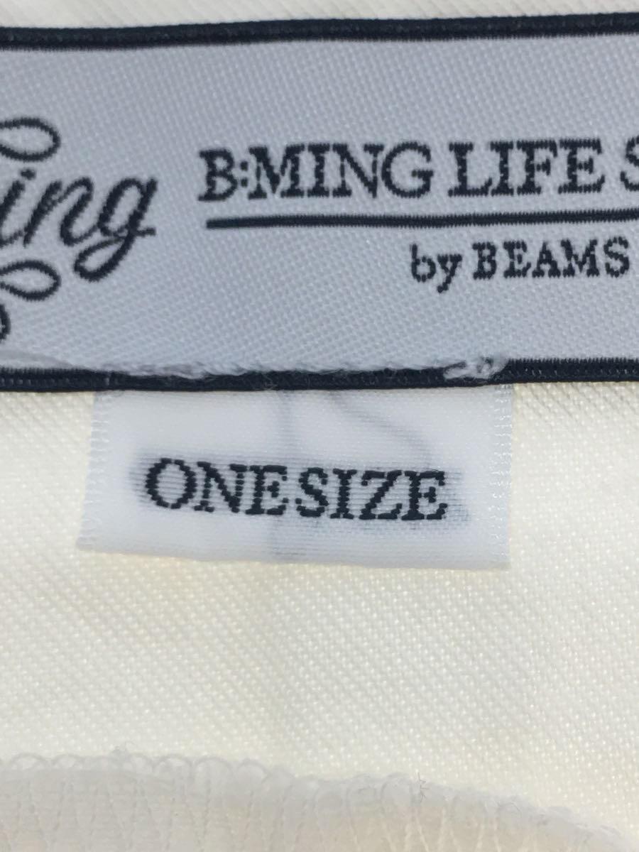 B:MING LIFE STORE by BEAMS◆キャミワンピース/one/コットン/CRM/無地_画像4