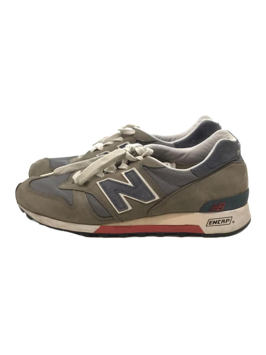 NEW BALANCE◆ローカットスニーカー/28cm/KHK/M1300ER/USA製/スエード×メッシュ/ENCAP/