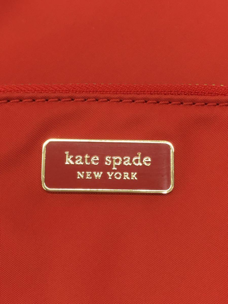 kate spade new york◆リュック/ナイロン/RED/WKRU5913_画像5