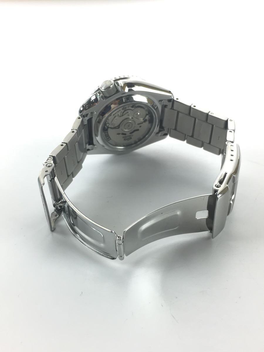 SEIKO◆自動巻腕時計/アナログ/BLK/SLV/4R36-07G0/SEIKO_画像4