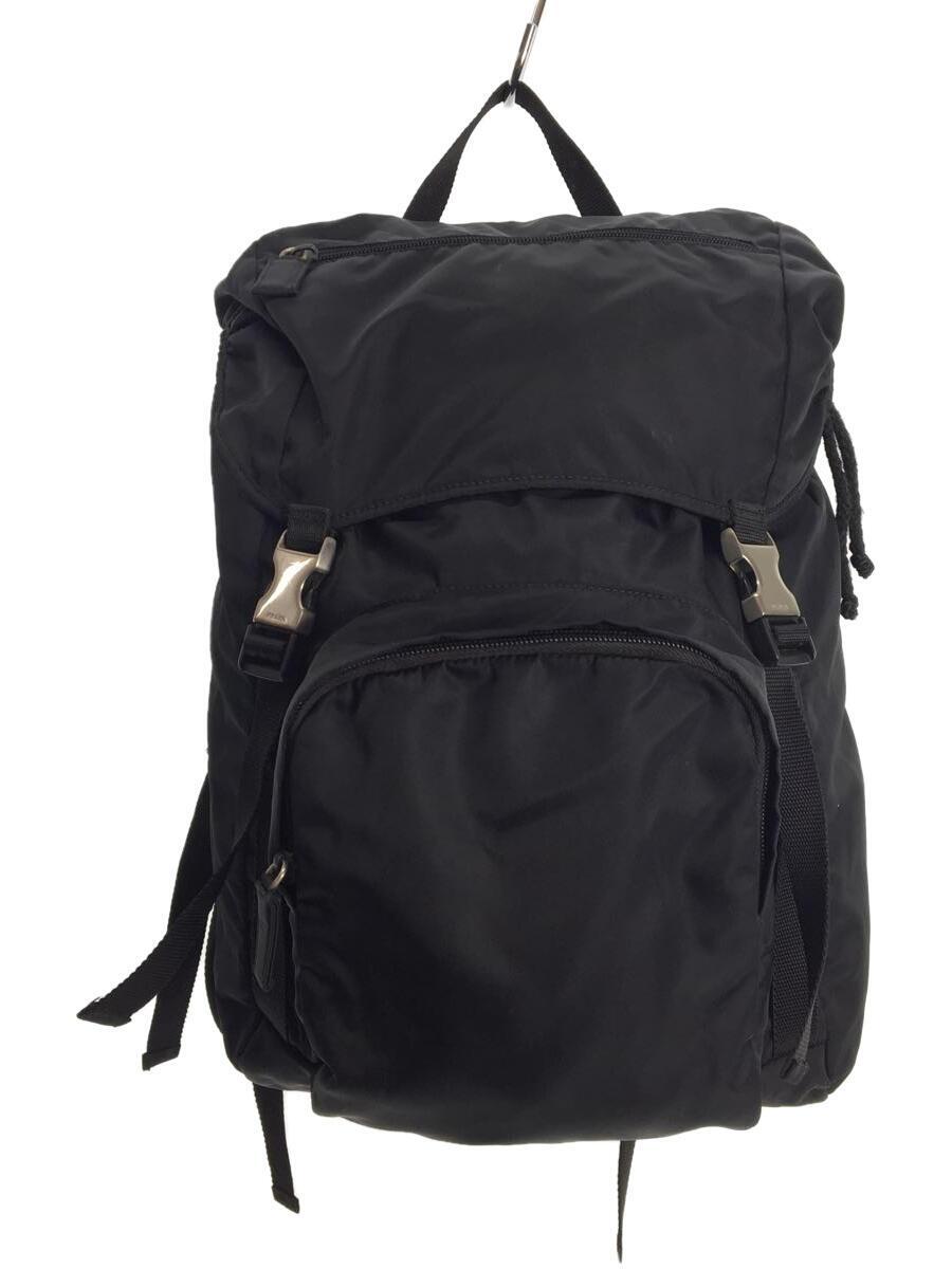 PRADA* rucksack /-/BLK/NERO/ use impression have 